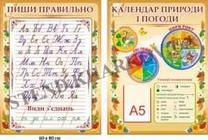 Комплект стендів для початкової школи