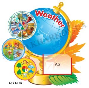 Пластиковий стенд “Погода”