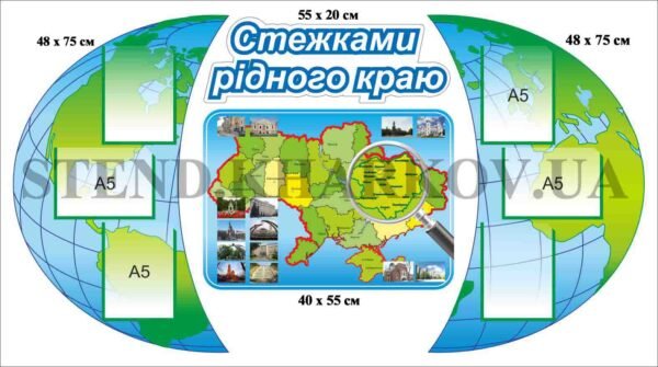 Стежками рідного краю – стенди
