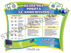 Стенд “Безпечна робота за комп’ютером”