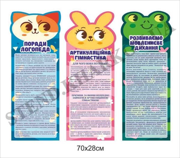 Комплект стендів для початкової школи