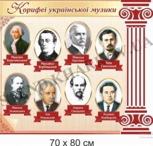 Стенд “Українські композитори”