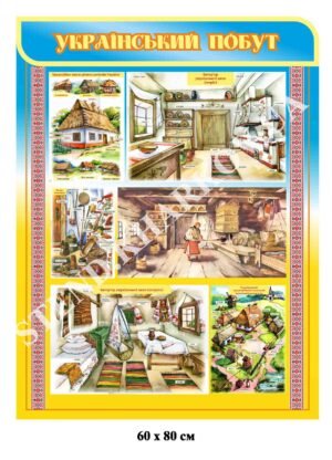 Стенд “Український побут” для музею