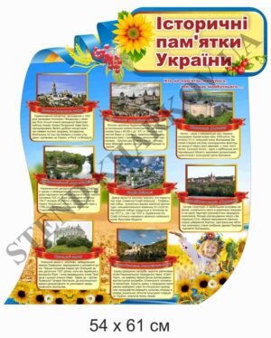 Стенд “Історичні пам’ятки України”