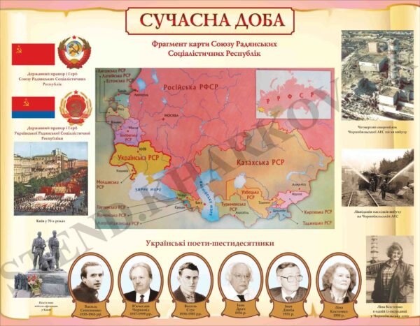 Стенд для кабінету історії “Сучасна доба”