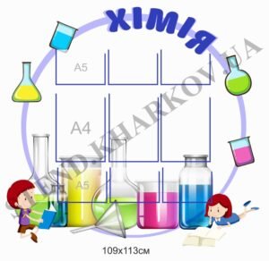 Інформаційний стенд для кабінету хімії