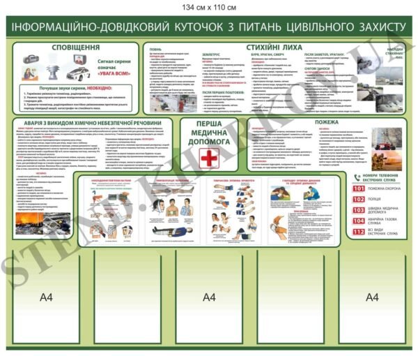 Стенд “Куток цивільного захисту”