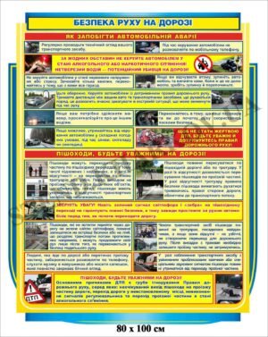 Стенд “Безпека руху на дорозі”