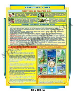 Інформаційний стенд “Небезпека у лісі”
