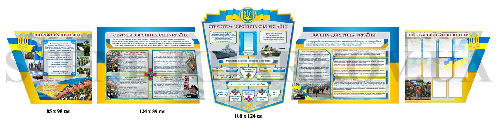 Комплект стендів з патріотичного виховання
