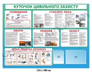 Стенд “Куточок цивільного захисту”