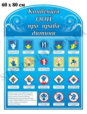 Стенд “Конвенція ООН про права дитини”