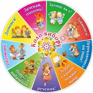 Стенд “Коло вибору” дитячий