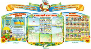 Композиція стендів для початкової школи