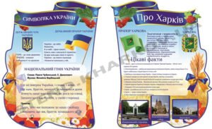 Комплект стендів про Харків з символікою