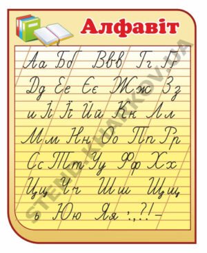 Стенд “Алфавіт” для початкових класів