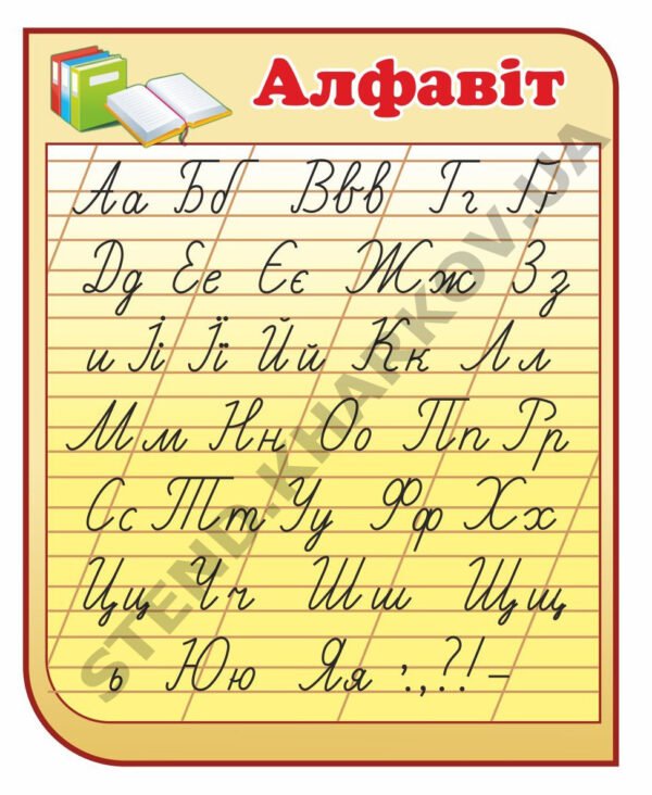 Стенд “Алфавіт” для початкових класів