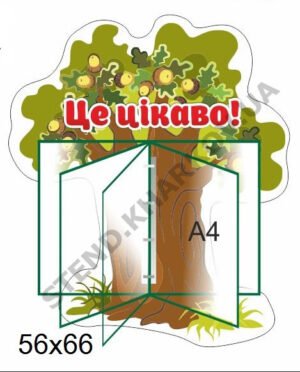 Стенд з перекидною системою “Це цікаво”