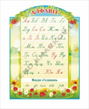 Стенд “Алфавіт. Види з`єднань”