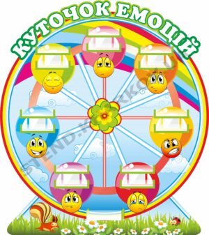 Куточок емоцій “Смайлик” – стенд