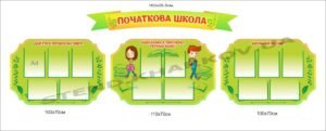 Оформлення початкової школи стендами