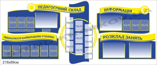 Стенди для школи – оформлення коридору