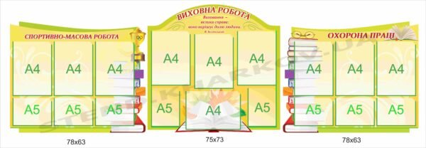 Комплект інформаційно-презентаційних стендів