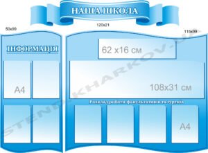 Інформаційний комплект стендів в фойє