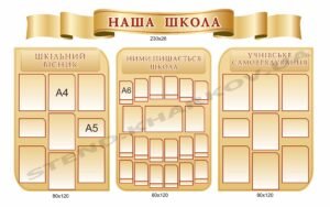 Комплект інформаційних стендів “Наша школа”