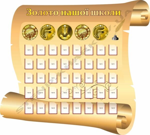 Стенд “Золото нашої школи”