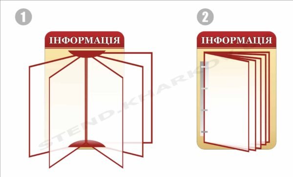 Стенд “Інформація” з перекидною системою
