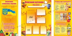 Комплект стендів в клас початкової школи