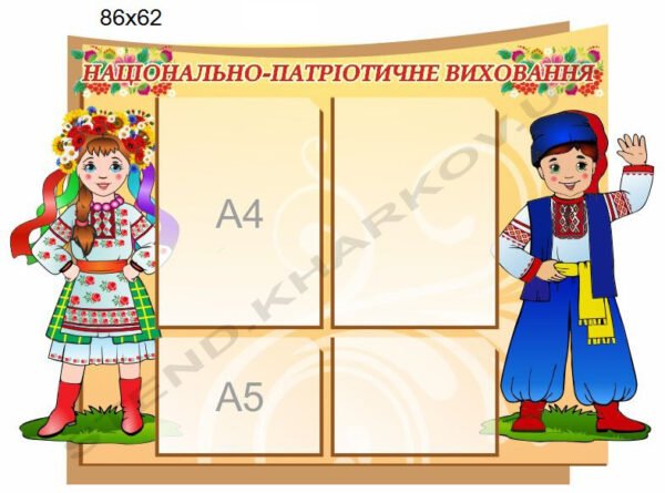 Національно-патріотичне виховання – стенд