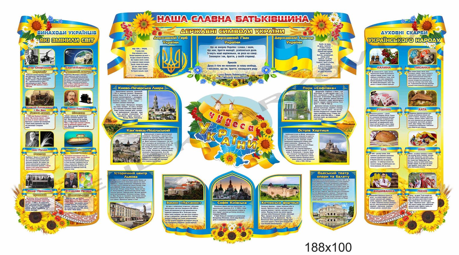 Комплект стендів "Наша славна Батьківщина"