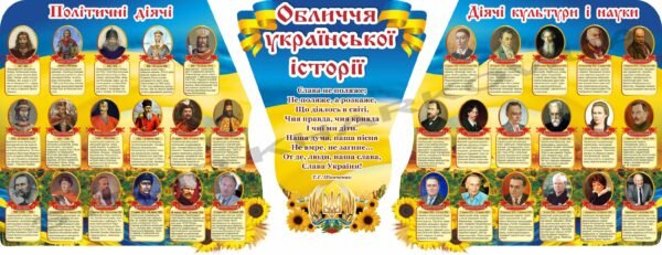Комплект стендів “Обличчя української історії”
