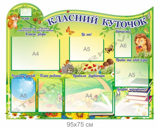 Класний куточок для учнів НУШ