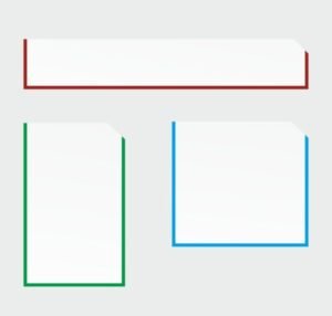 Пластикова кишеня різного розміру