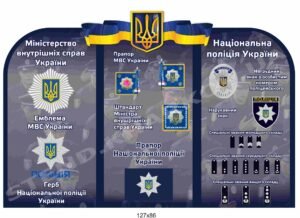 Презентаційний стенд для поліції