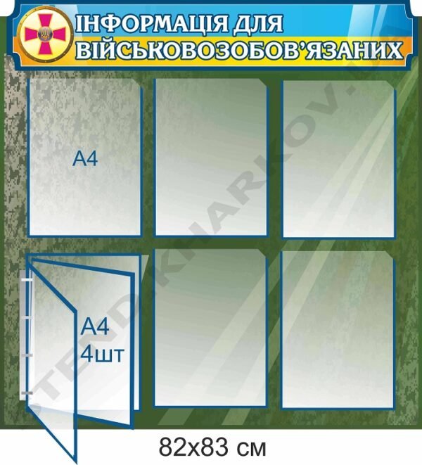 Стенд “Інформація для військовозобов’язаних”