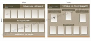 Стенди інформаційні для факультету академії НГУ