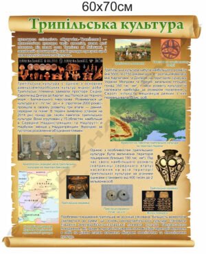 Стенд “Трипільська культура” для кабінету історії