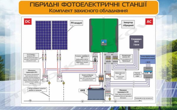 Стенд з професійної освіти “Фотоелектричні станції”