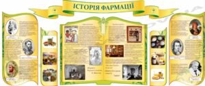Стенди для медичних закладів “Історія фармації”