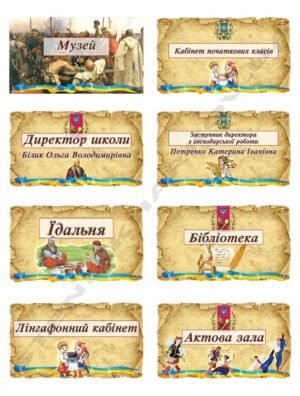 Таблички на двері в школі