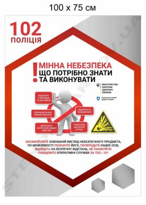 Стенд “Мінна небезпека”