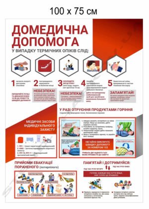 Стенд “Домедична допомога”