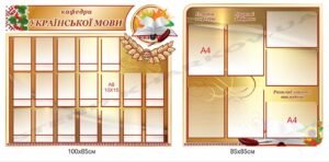 Комплект стендів для кафедри української мови
