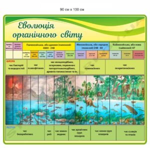 Стенд з біології “Еволюція органічного світу”