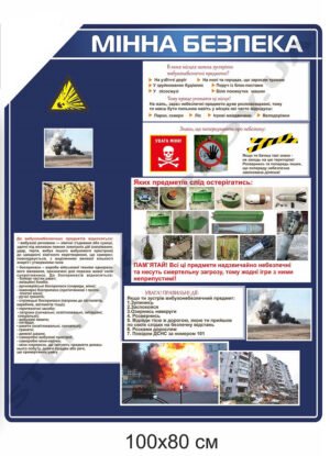 Інформаційний стенд з мінної безпеки