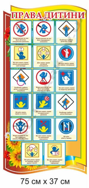 Стенд інформаційний “Права дитини”